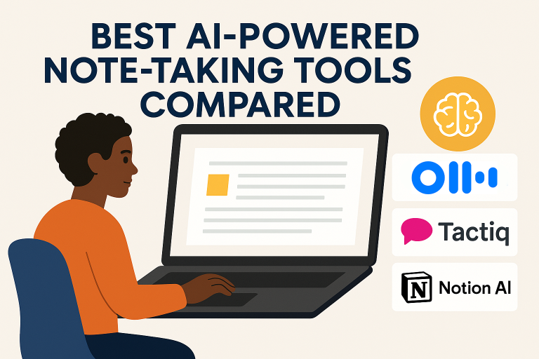 Best AI-Powered Note-Taking Tools Compared: Otter.ai vs Tactiq vs Notion AI